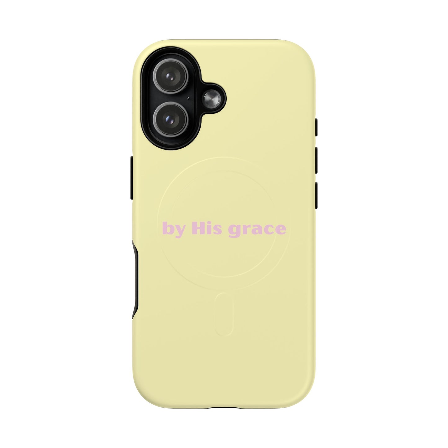 "by His grace" yellow MagSafe