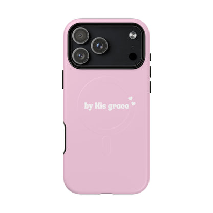 "by His grace" pink MagSafe