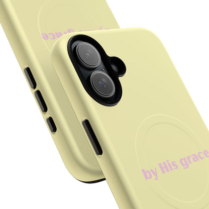 "by His grace" yellow MagSafe