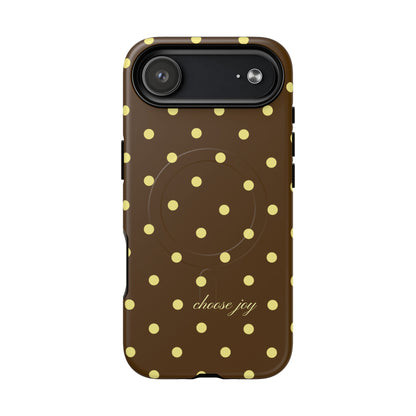 "Choose Joy" Brown & Yellow MagSafe