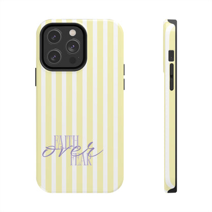"Faith Over Fear" Purple & Yellow