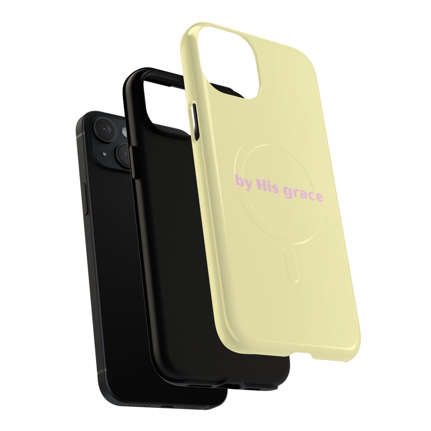 "by His grace" yellow MagSafe