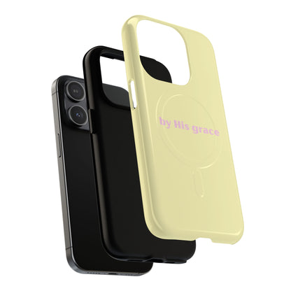 "by His grace" yellow MagSafe