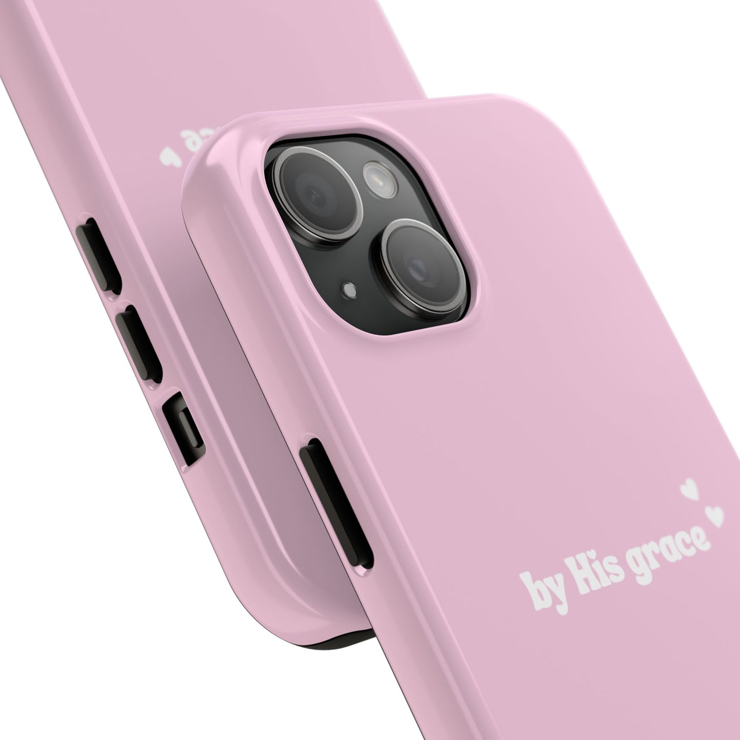 "by His grace" pink