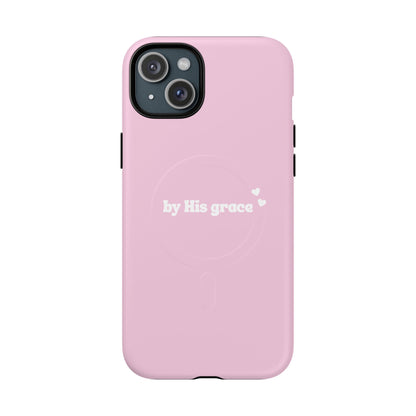 "by His grace" pink MagSafe