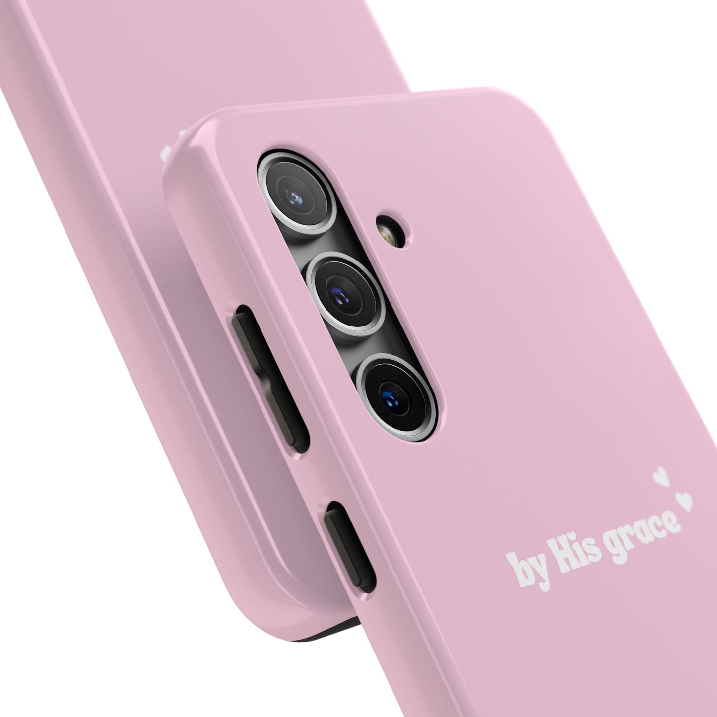 "by His grace" pink