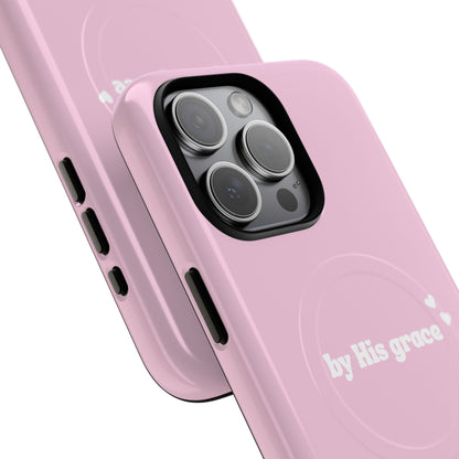 "by His grace" pink MagSafe
