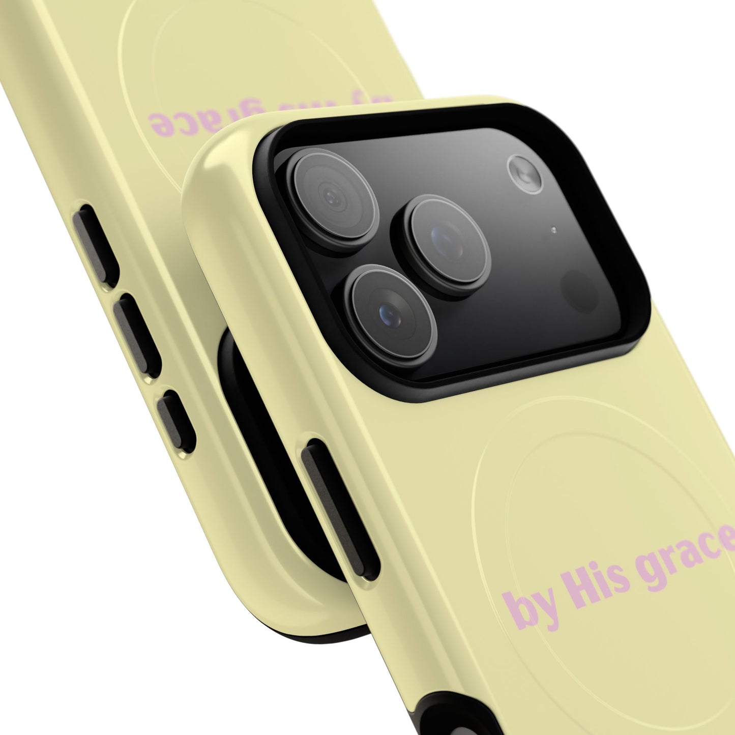 "by His grace" yellow MagSafe