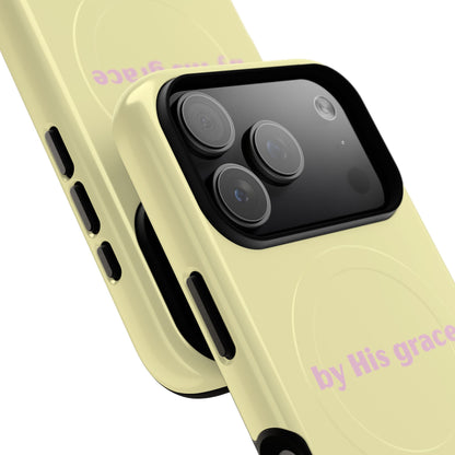 "by His grace" yellow MagSafe