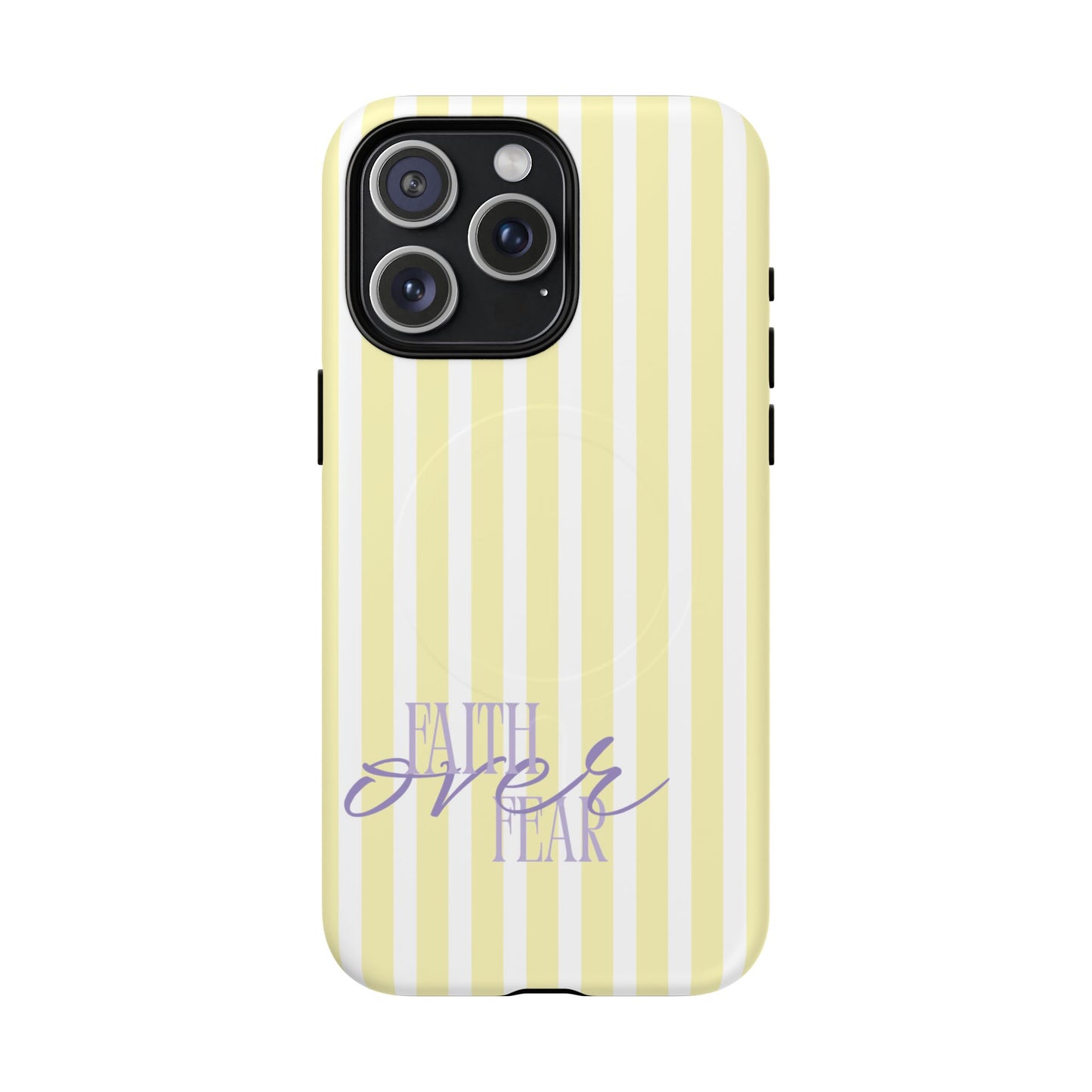 "Faith Over Fear" Purple & Yellow MagSafe