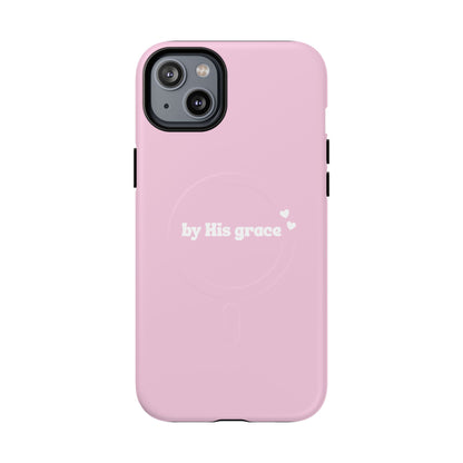 "by His grace" pink MagSafe