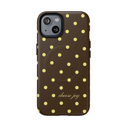 "Choose Joy" Brown & Yellow MagSafe