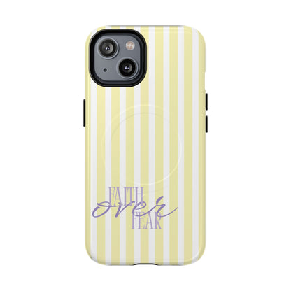 "Faith Over Fear" Purple & Yellow MagSafe