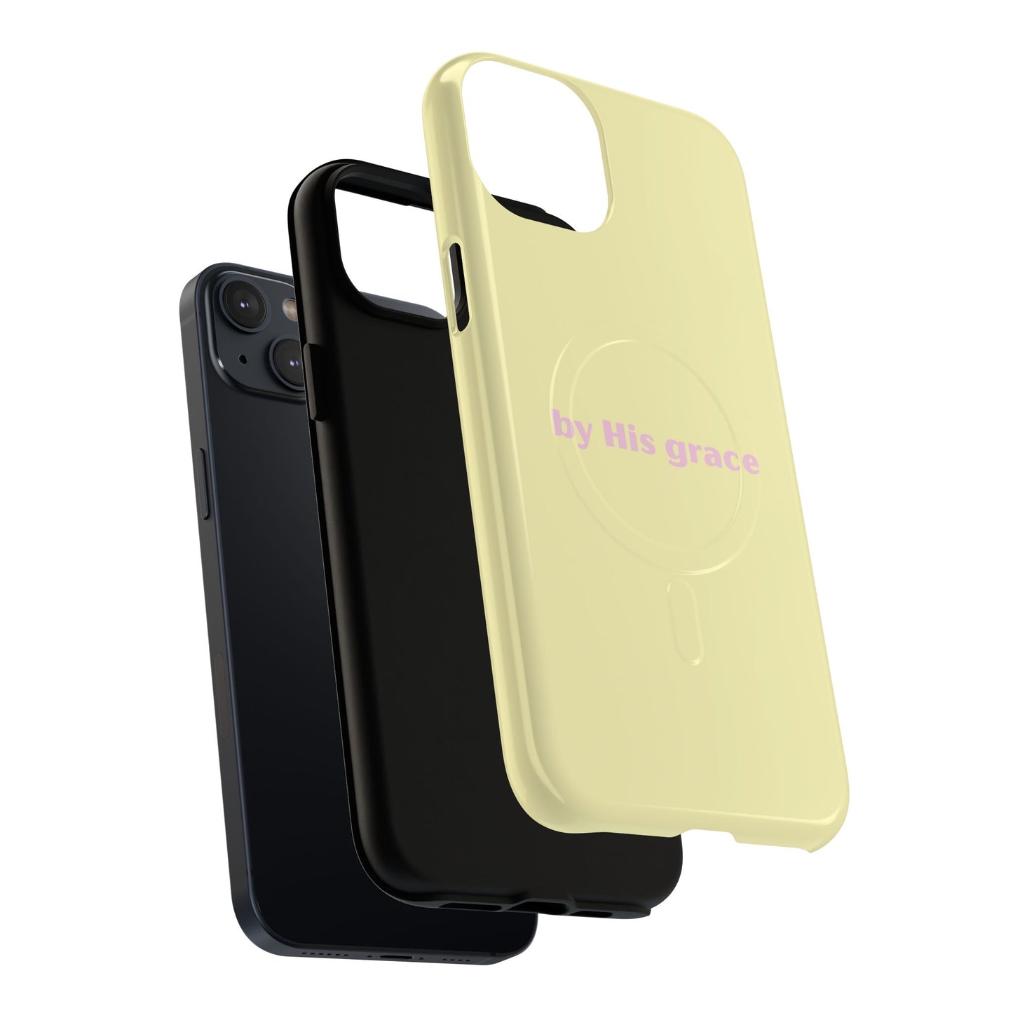 "by His grace" yellow MagSafe