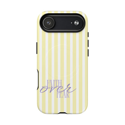 "Faith Over Fear" Purple & Yellow MagSafe