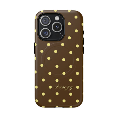 "Choose Joy" Brown & Yellow MagSafe