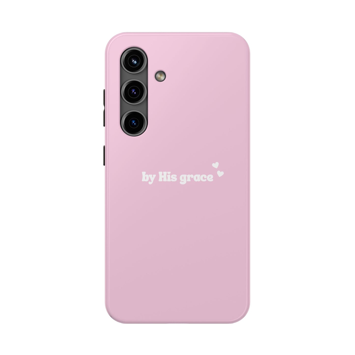 "by His grace" pink