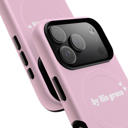 "by His grace" pink MagSafe