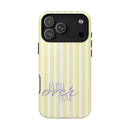 "Faith Over Fear" Purple & Yellow MagSafe