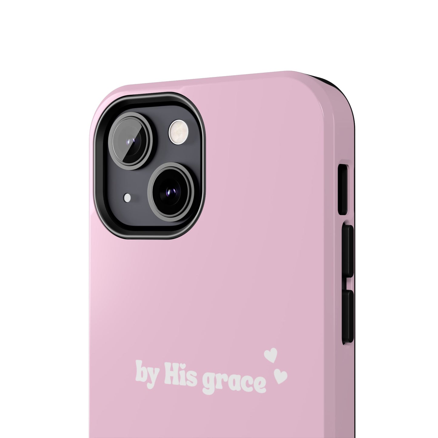 "by His grace" pink