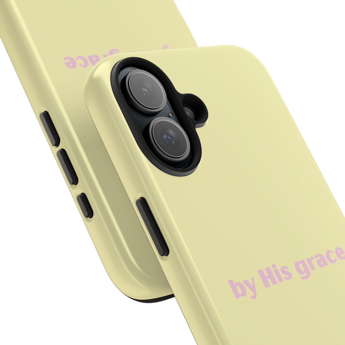 "by His grace" yellow