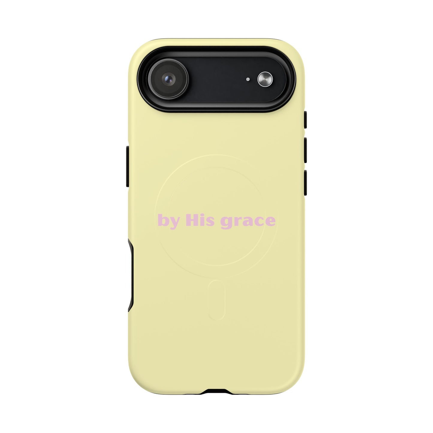 "by His grace" yellow MagSafe