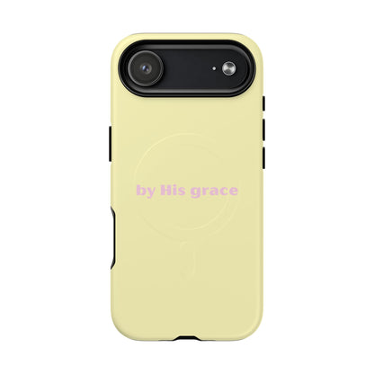 "by His grace" yellow MagSafe