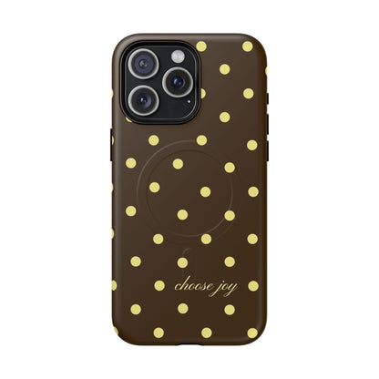 "Choose Joy" Brown & Yellow MagSafe