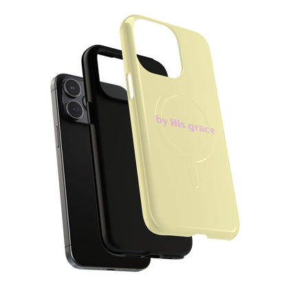 "by His grace" yellow MagSafe