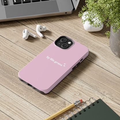 "by His grace" pink