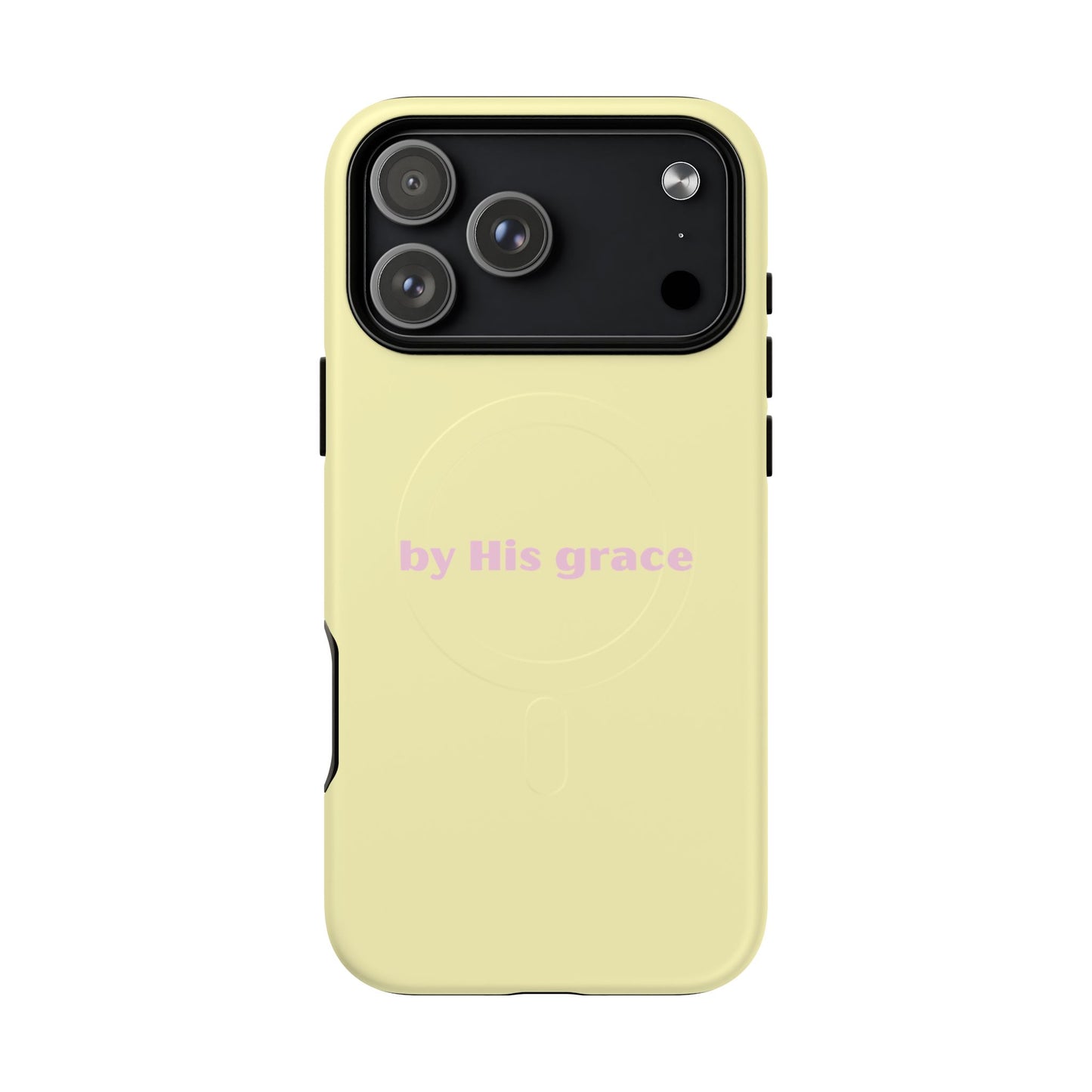 "by His grace" yellow MagSafe