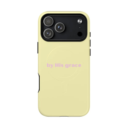 "by His grace" yellow MagSafe