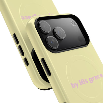 "by His grace" yellow MagSafe