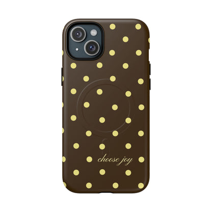 "Choose Joy" Brown & Yellow MagSafe