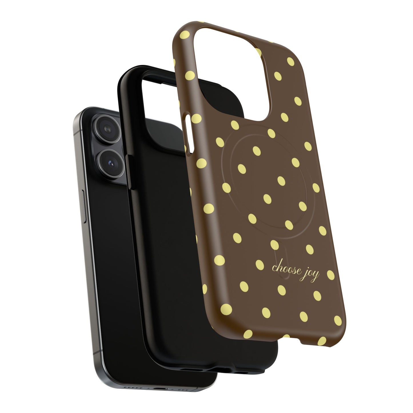 "Choose Joy" Brown & Yellow MagSafe