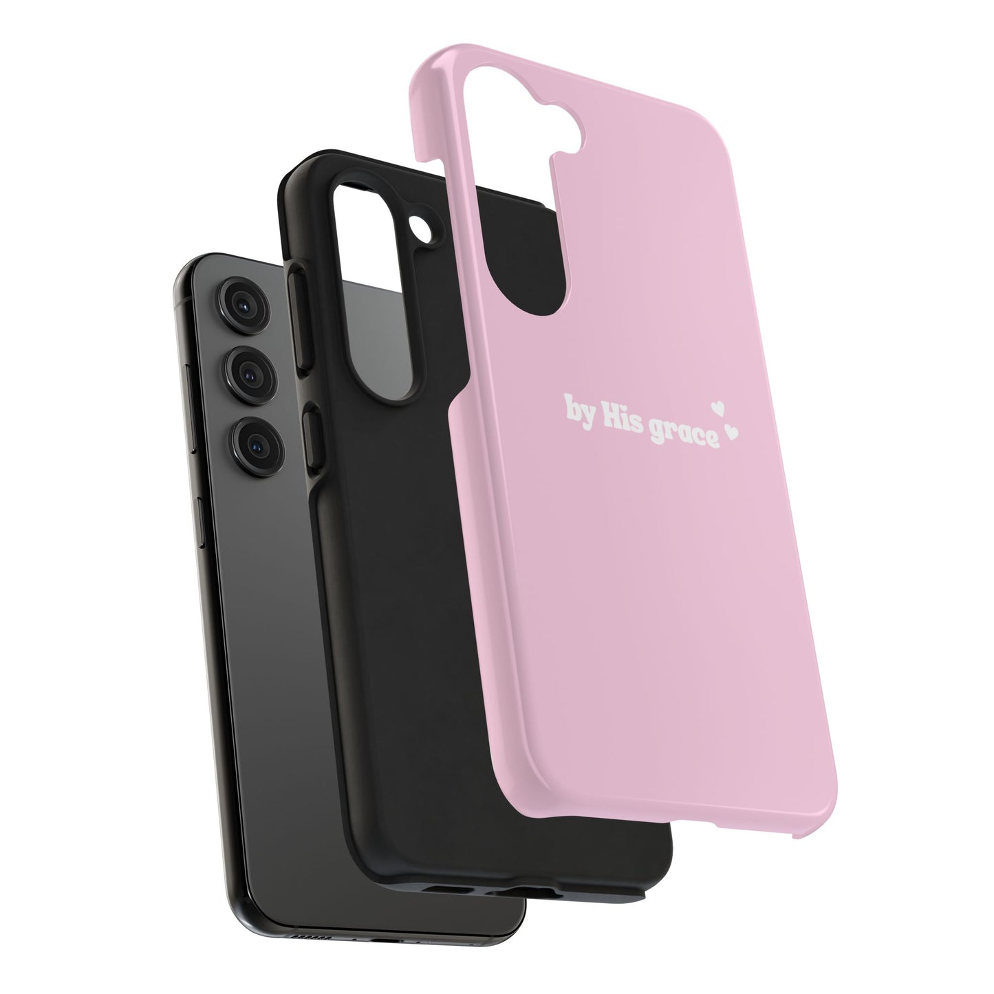 "by His grace" pink
