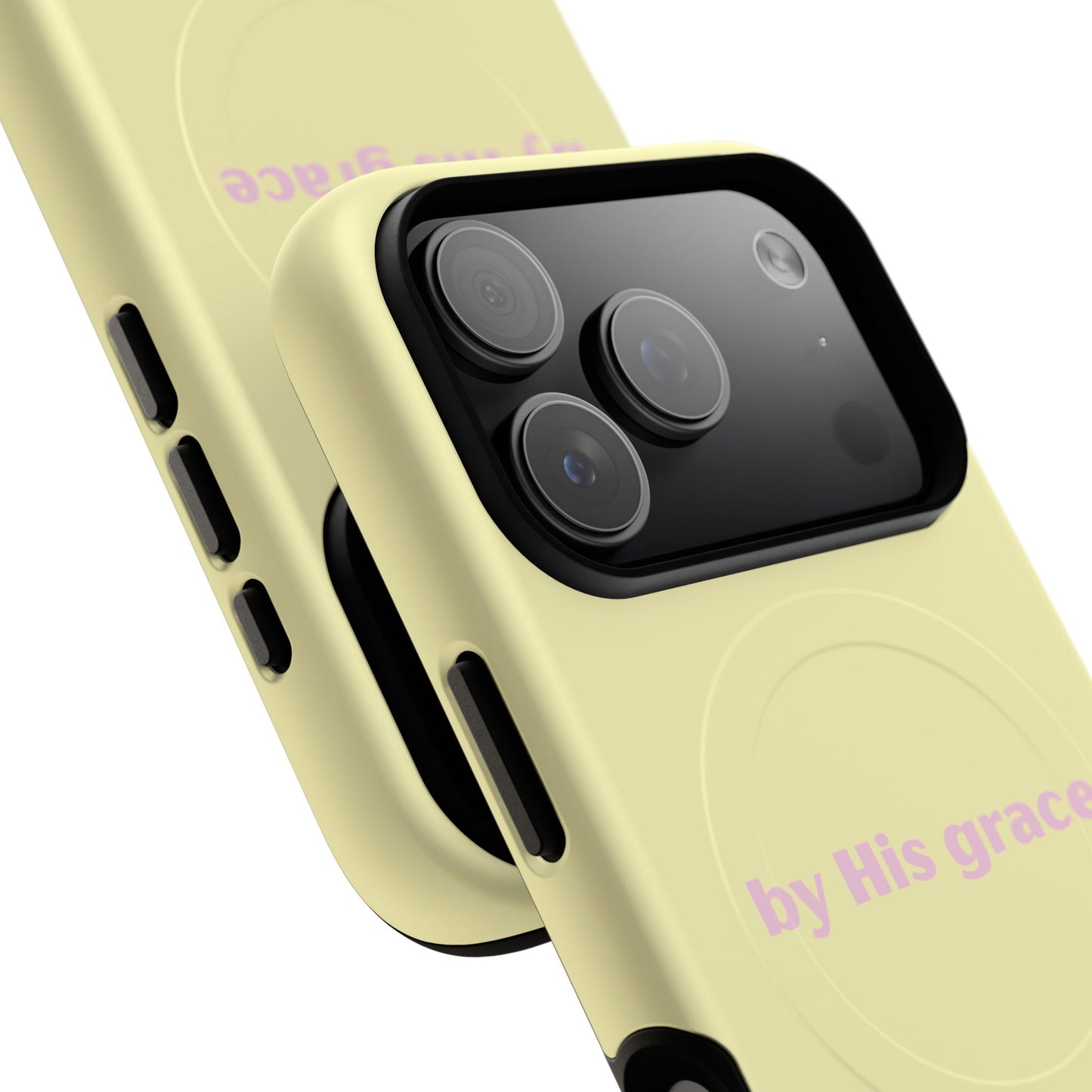 "by His grace" yellow MagSafe