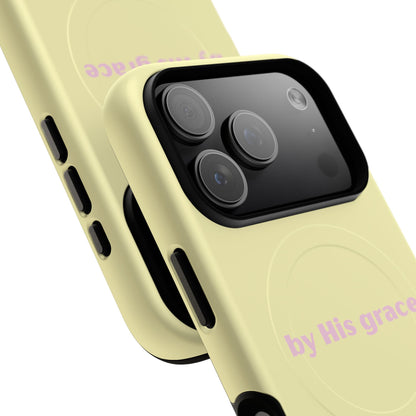 "by His grace" yellow MagSafe