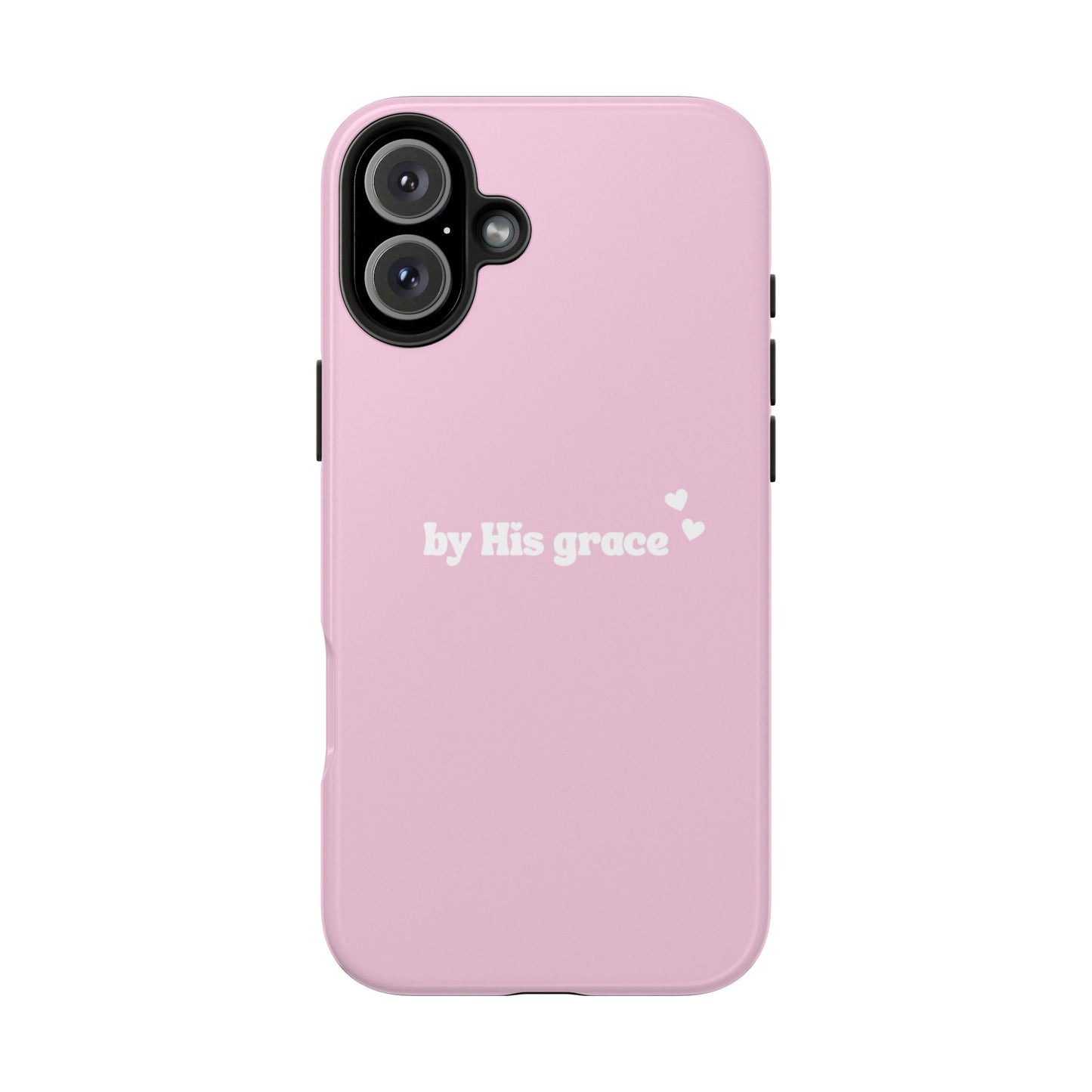 "by His grace" pink
