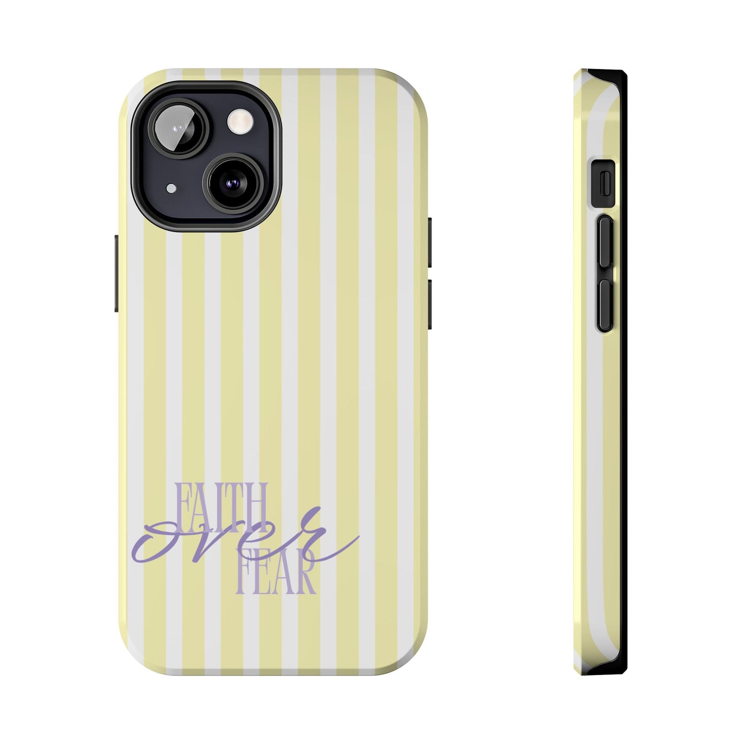 "Faith Over Fear" Purple & Yellow