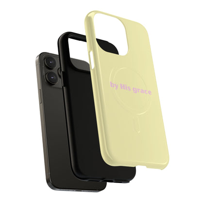 "by His grace" yellow MagSafe