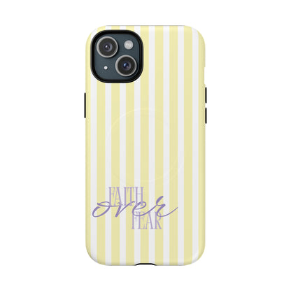 "Faith Over Fear" Purple & Yellow MagSafe