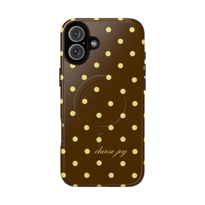 "Choose Joy" Brown & Yellow MagSafe