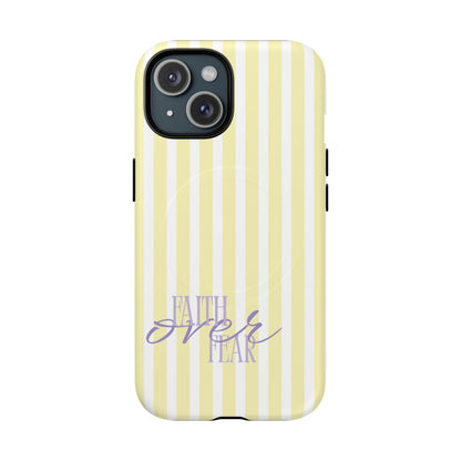 "Faith Over Fear" Purple & Yellow MagSafe