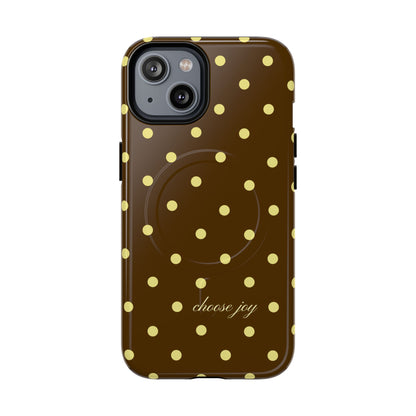 "Choose Joy" Brown & Yellow MagSafe