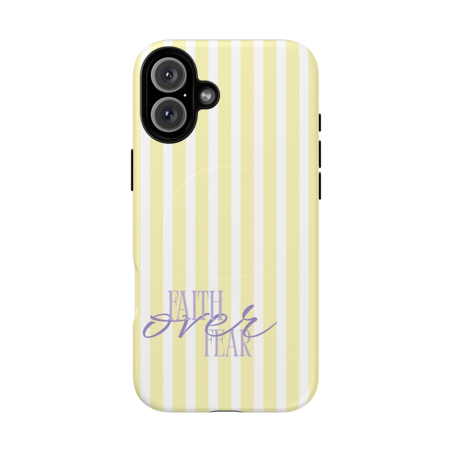 "Faith Over Fear" Purple & Yellow MagSafe
