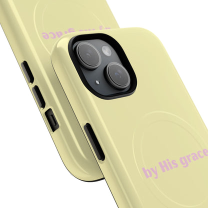 "by His grace" yellow MagSafe