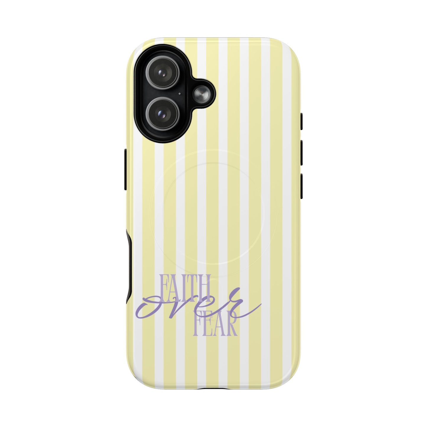 "Faith Over Fear" Purple & Yellow MagSafe