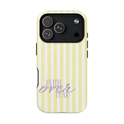 "Faith Over Fear" Purple & Yellow MagSafe