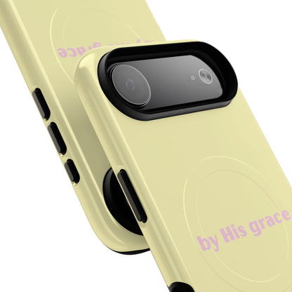 "by His grace" yellow MagSafe